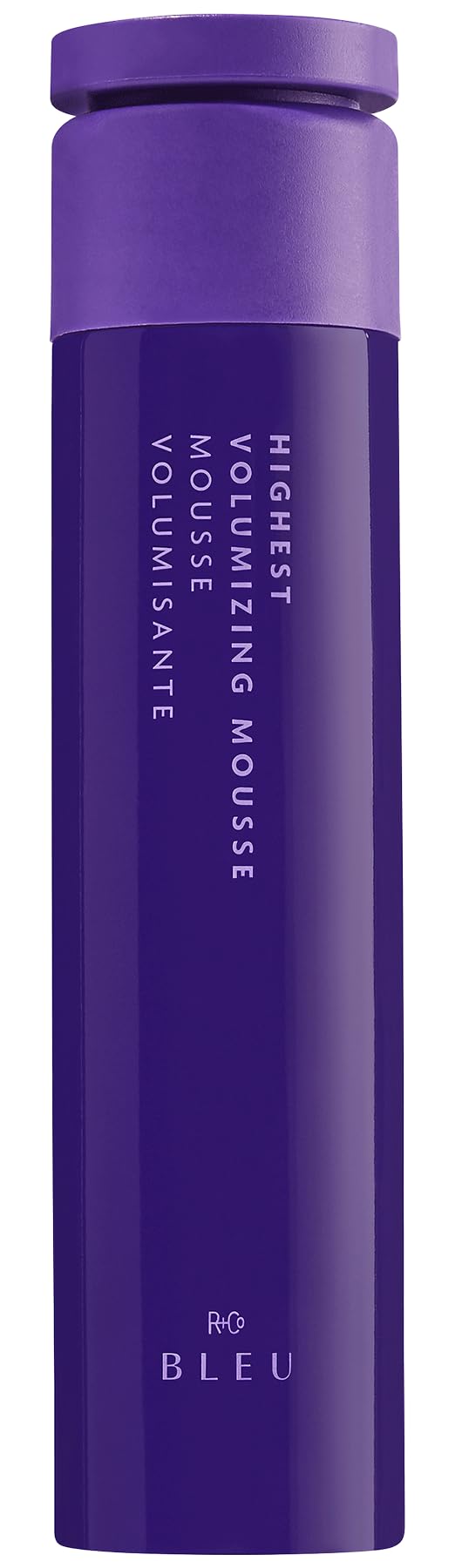 R+Co BLEU Highest front packaging showing product and branding for premium styling
