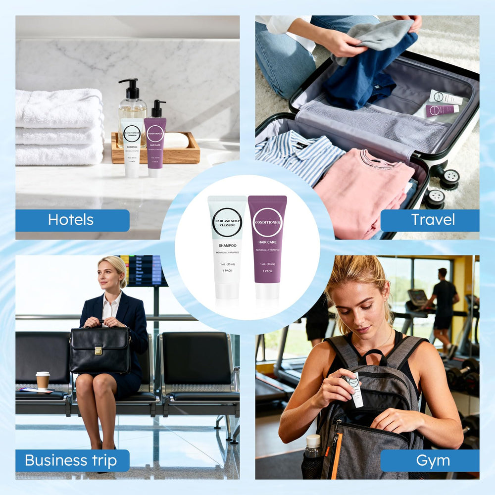 RSQAZQ stacked tubes in a hospitality room emphasizing guest readiness