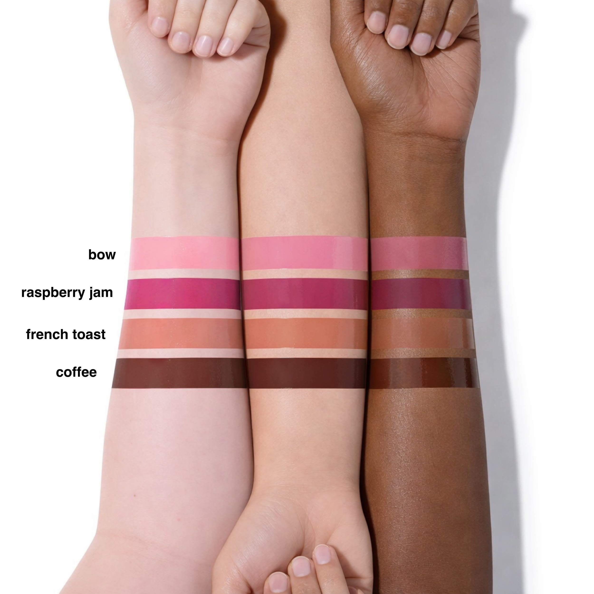 Ruby & Millie lip before and after highlighting hydrated, enhanced appearance