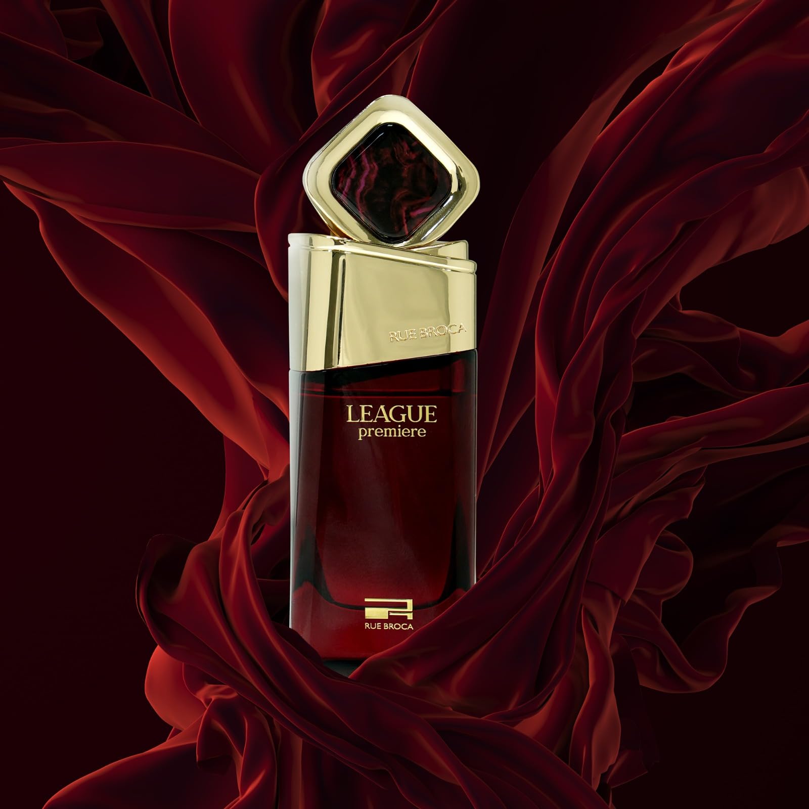 Rue Broca texture vial with vanilla and leather notes conveying warm depth
