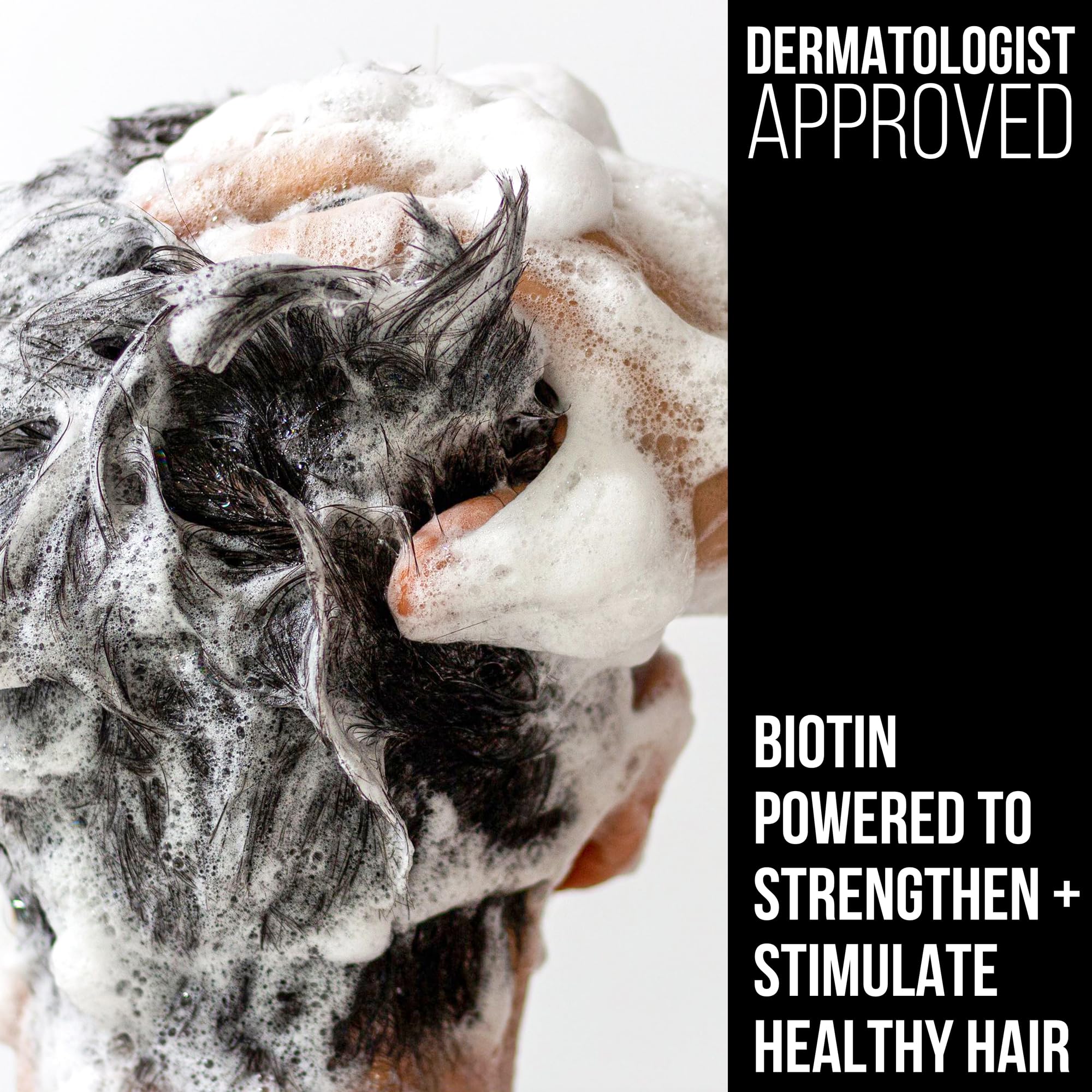 RUGGED & DAPPER ingredients display with biotin and argan oil for nourishment
