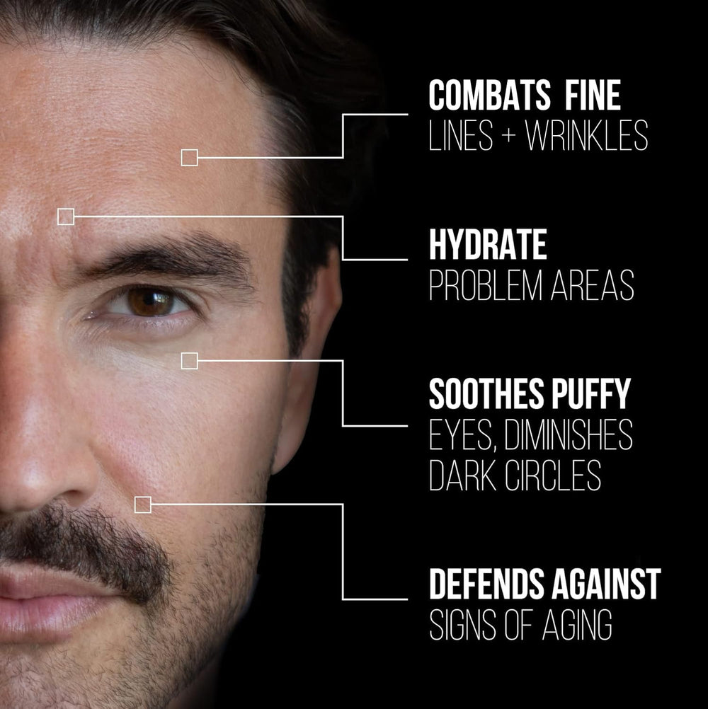 RUGGED & DAPPER hyaluronic acid droplet illustrating deep hydration benefit