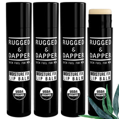 RUGGED & DAPPER front packaging showing four tubes and matte finish benefit