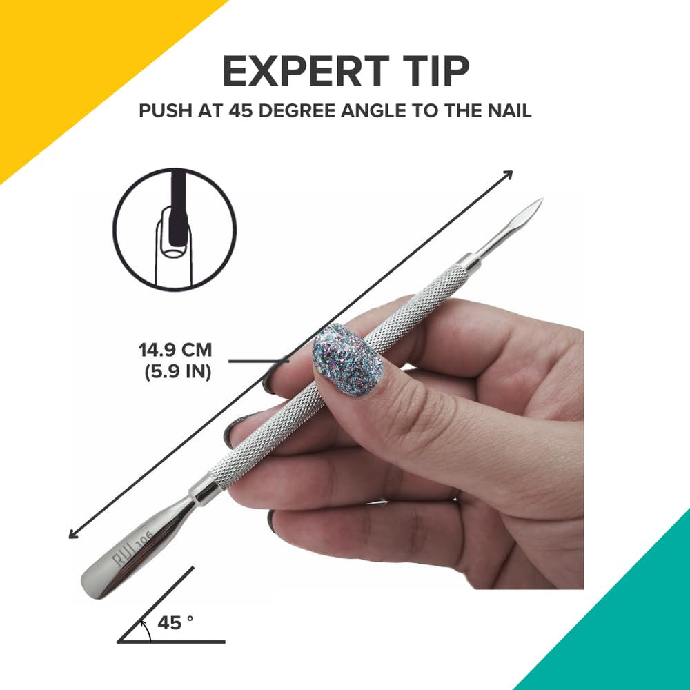 Rui Smiths tool next to fingers to show size and ergonomic scale for control