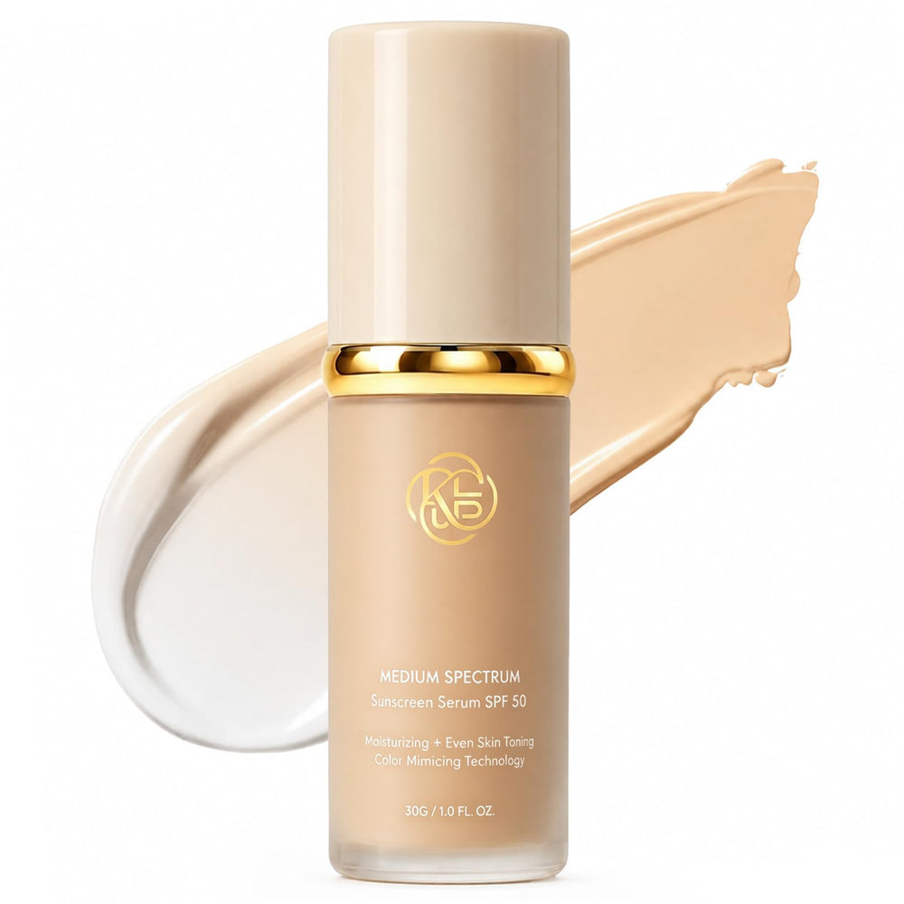 Rulinal bottle front packaging showing product name and SPF benefit