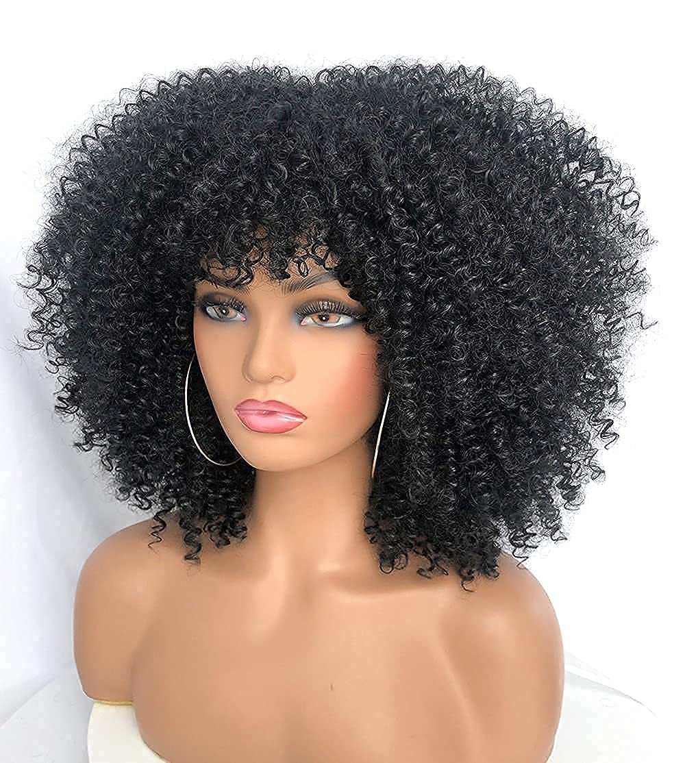 RunM close-up of kinky curly Corosimo fiber texture for realistic coils