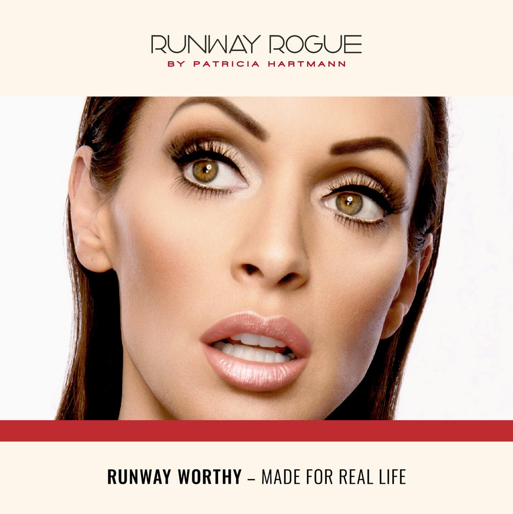 Runway Rogue in hand lifestyle image showing everyday glamour and comfortable wear