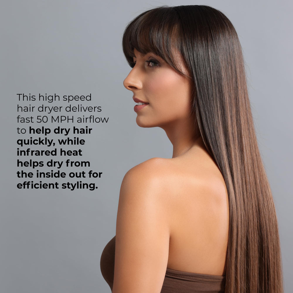 RUSK W8less concentrator nozzle and focused airflow for precise styling