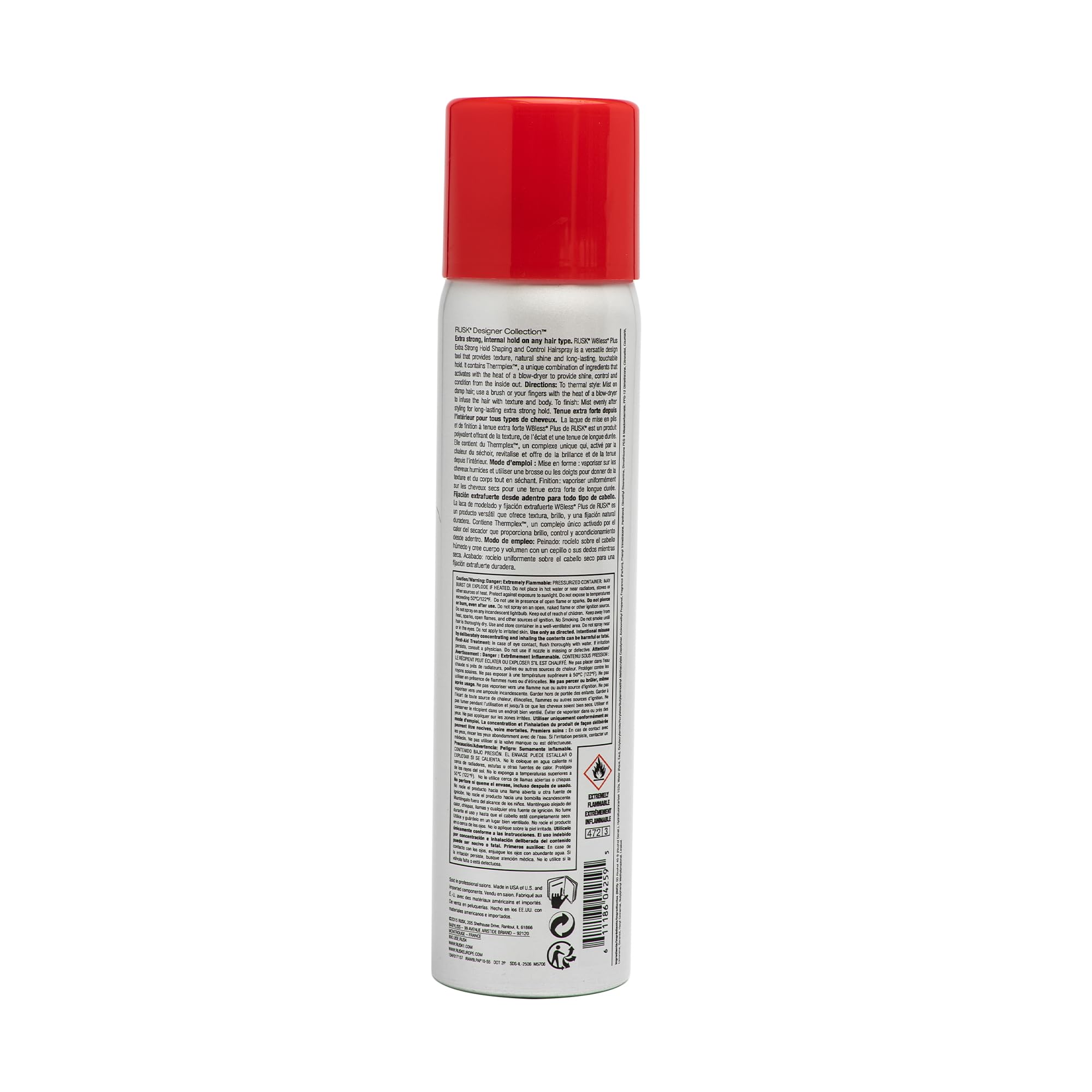 RUSK close-up of spray nozzle and mist texture, demonstrates even distribution and lightweight coverage benefit
