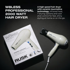 RUSK W8less side profile highlighting lightweight shape for comfort