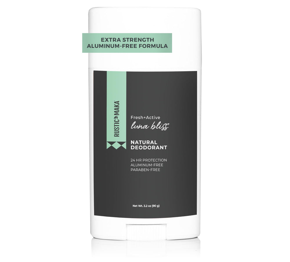 Rustic MAKA front packaging showing scent and aluminum-free benefit