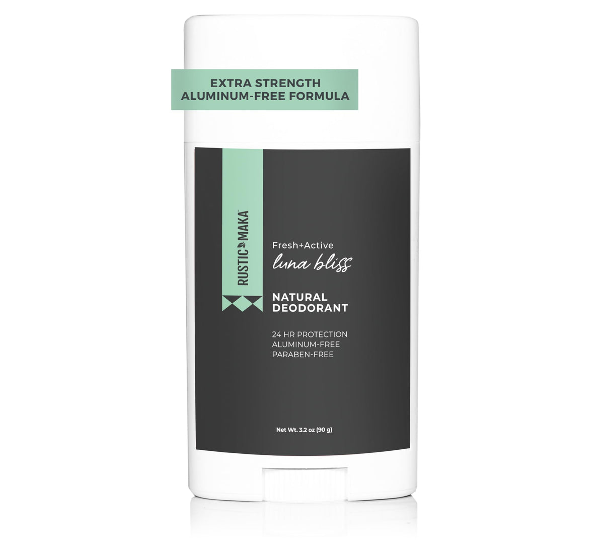 Rustic MAKA front packaging showing scent and aluminum-free benefit