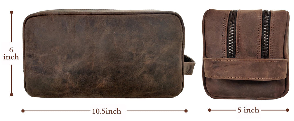 RUSTIC TOWN open bag displaying dual waterproof compartments and spill protection benefit
