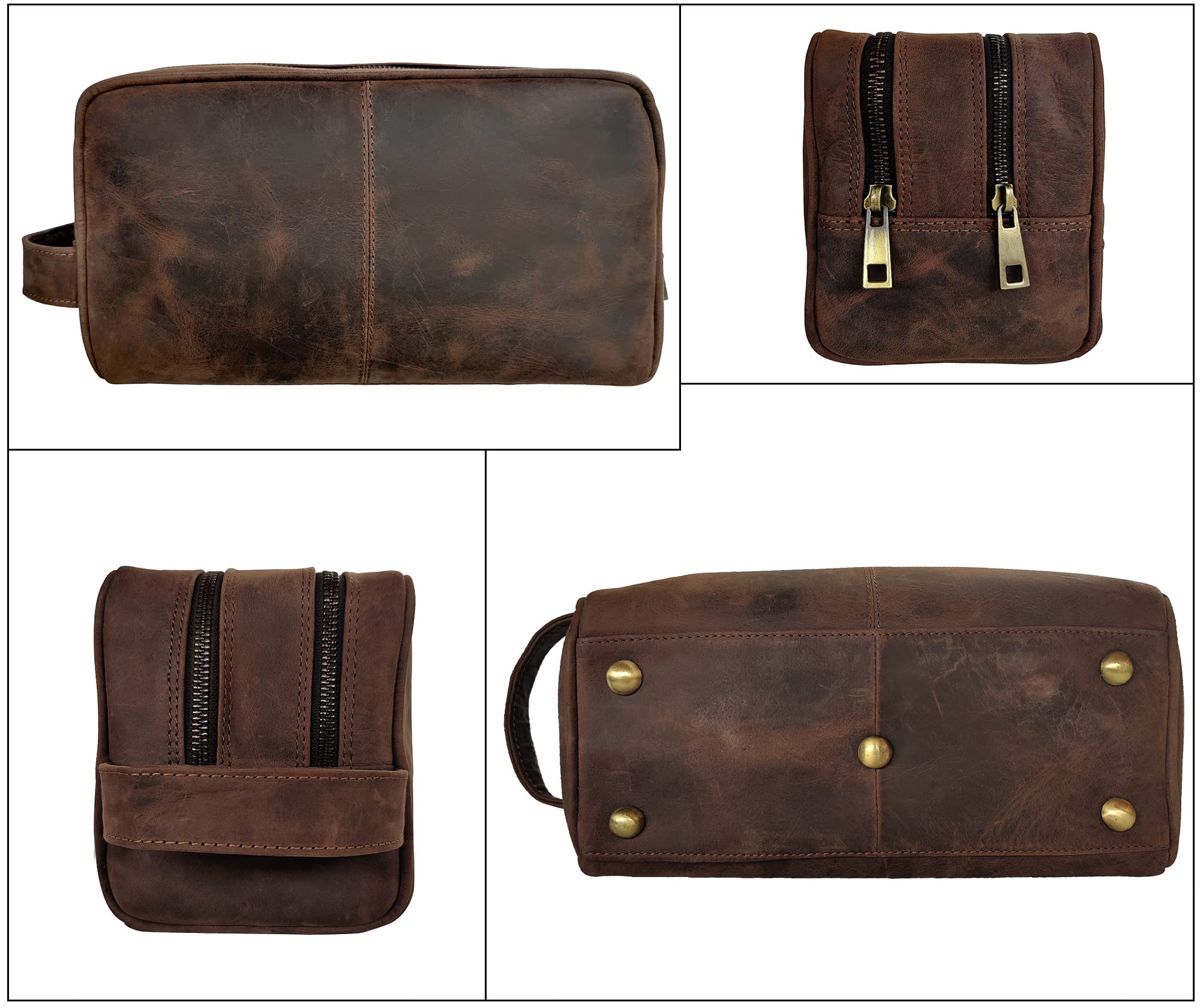 RUSTIC TOWN next to carry-on suitcase illustrating compact TSA-friendly size benefit