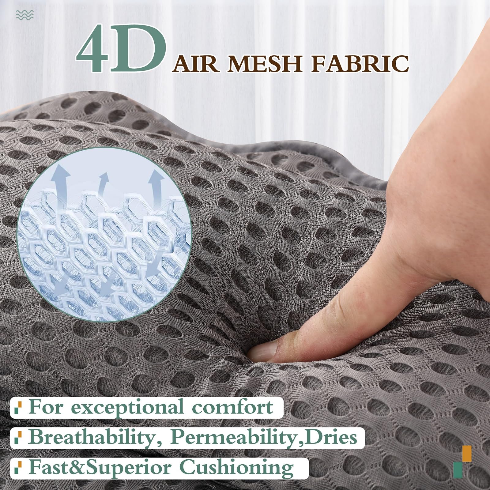 RUVINCE full pillow in bathtub illustrating stable back and shoulder support