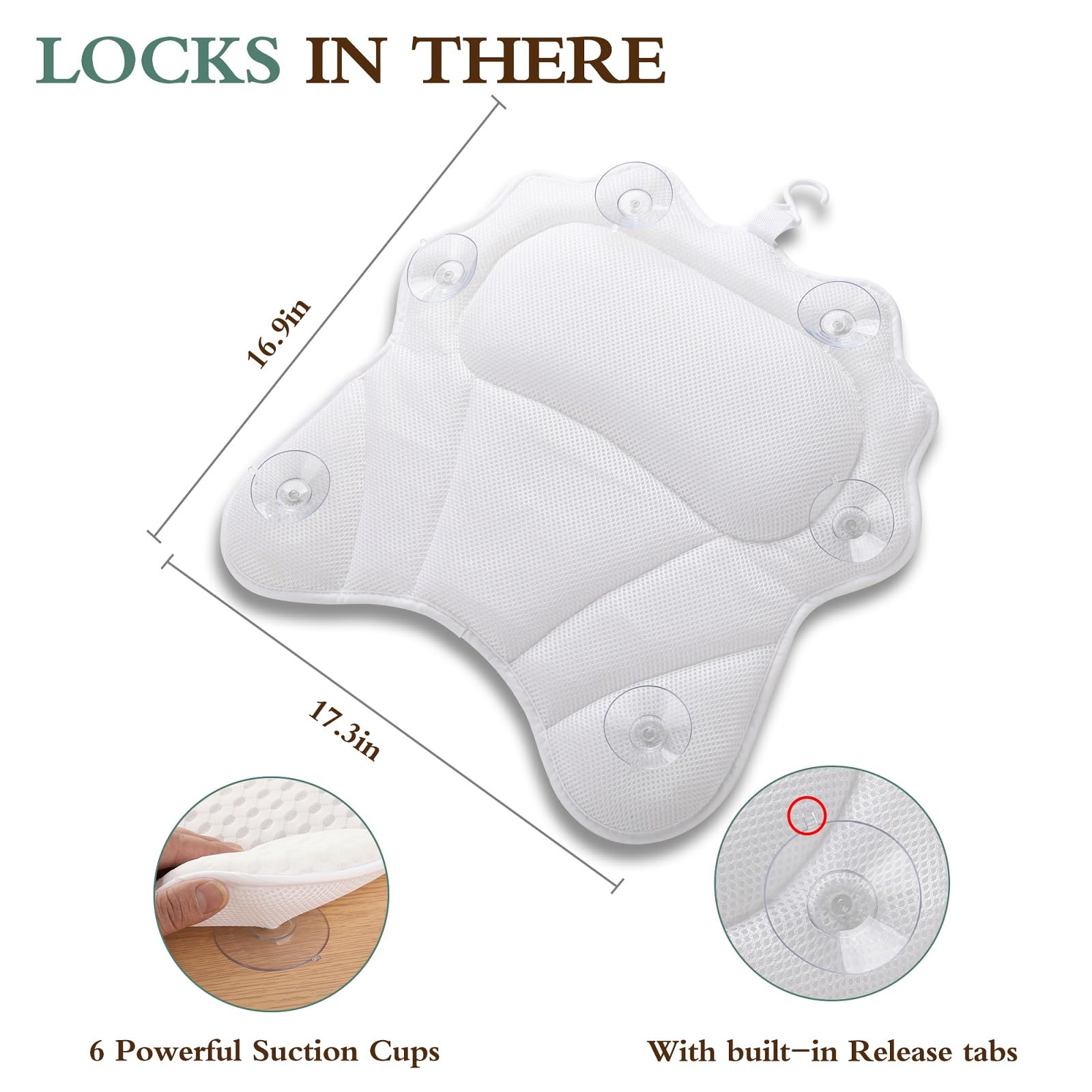 RUVINCE side profile showing ergonomic contour that supports neck and shoulders