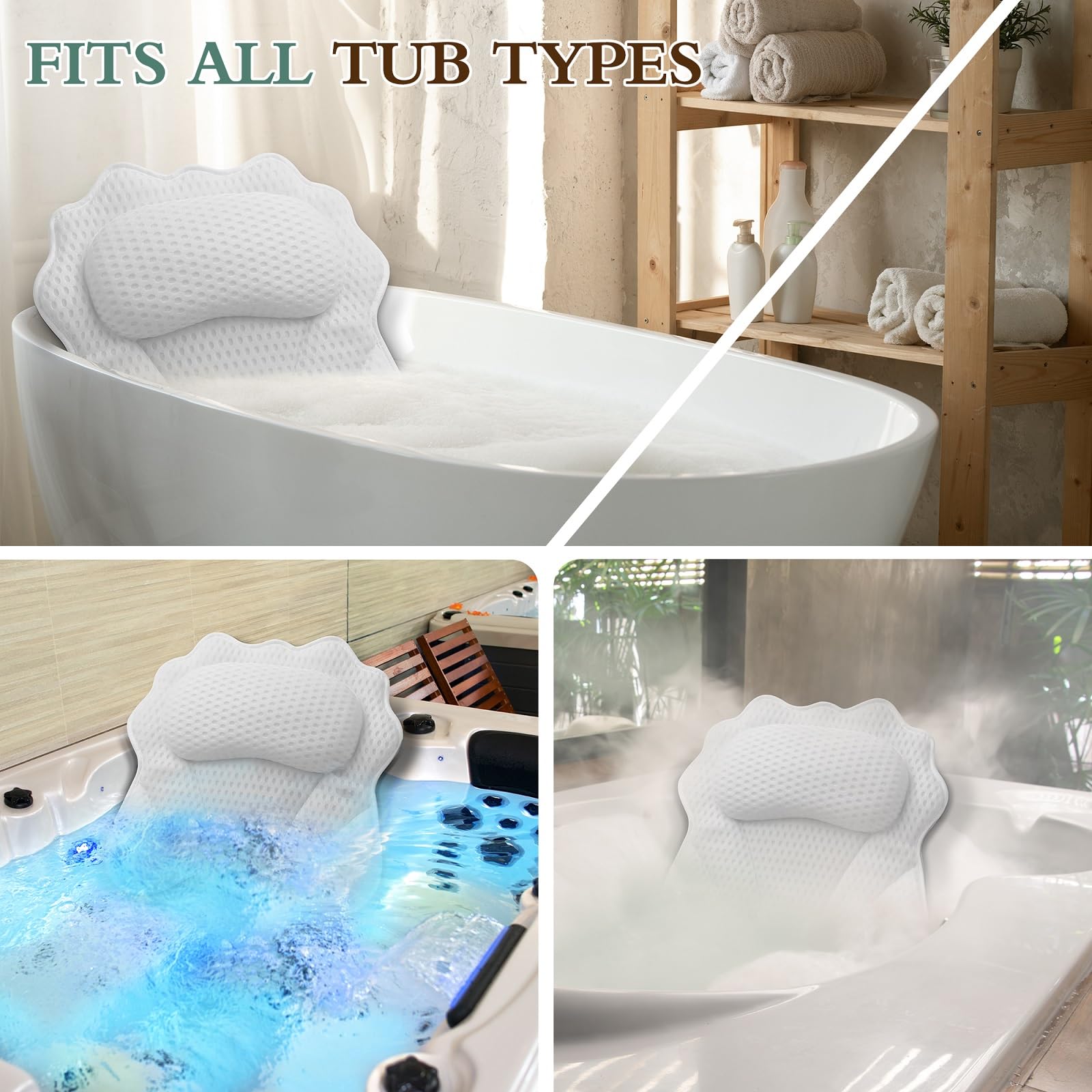 RUVINCE size scale with tub ruler to show fit and dimensions for most bathtubs