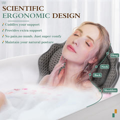 RUVINCE underside showing six suction cups for secure tub attachment