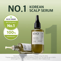 RYO ROOT:GEN lightweight serum texture closeup for quick absorption