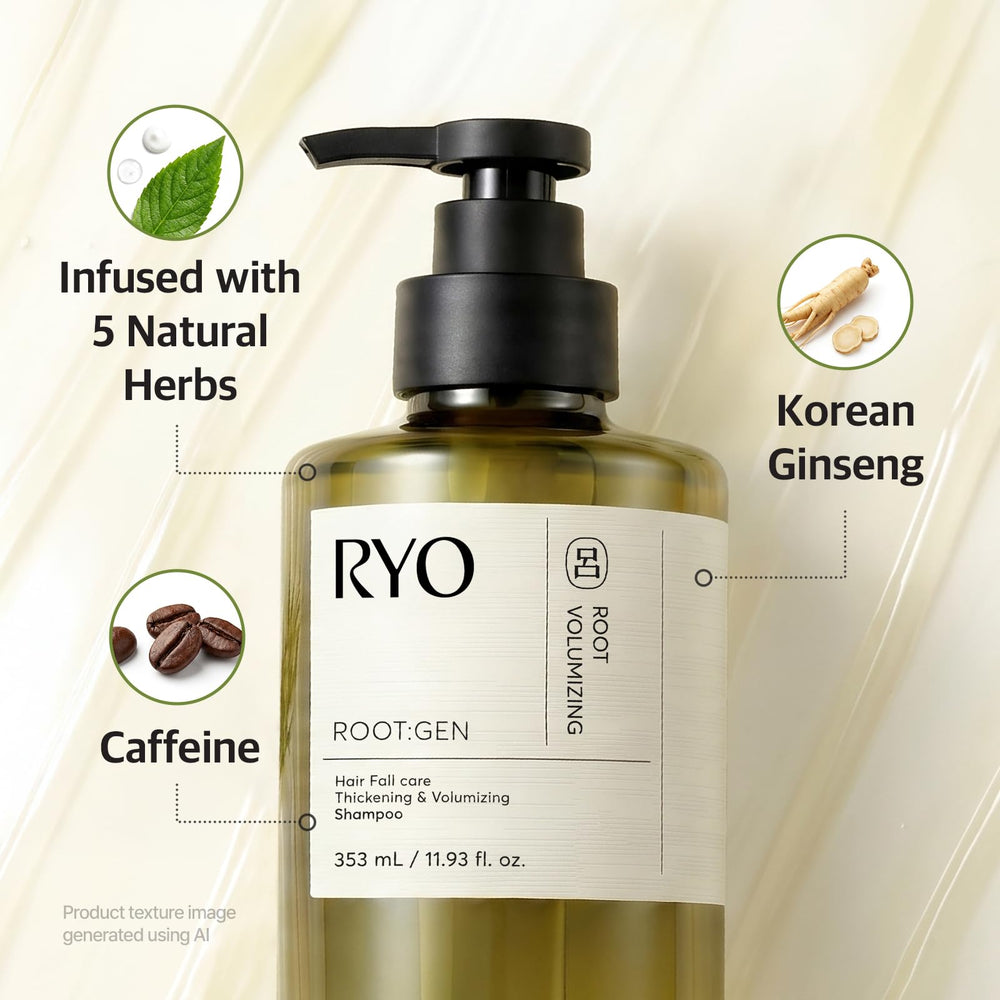 RYO shampoo being applied in shower to show proper use