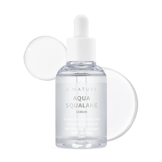 S.NATURE front bottle showing label and compact packaging benefit hydrates skin