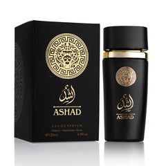 SAADAH bottle front view showing bold design and confident presentation