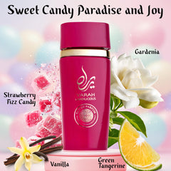 SAADAH close-up of bottle details highlighting refined cap and label