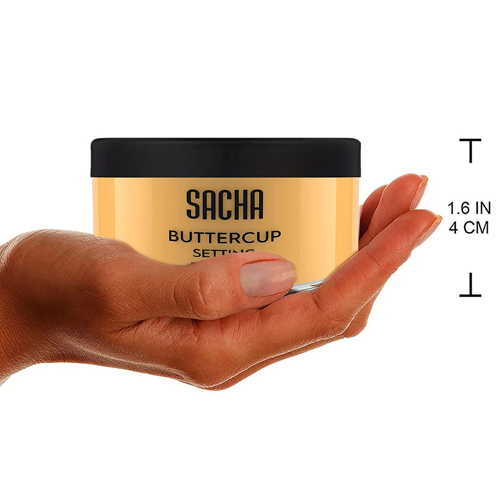 Sacha Cosmetics powder in a studio setting demonstrating camera-ready, photo-friendly benefit