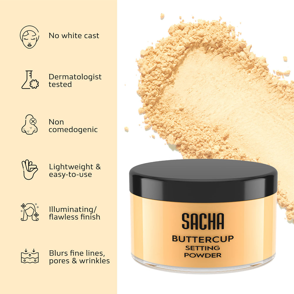 Sacha Cosmetics swatches on medium to deep skin showing natural finish and no ashiness benefit