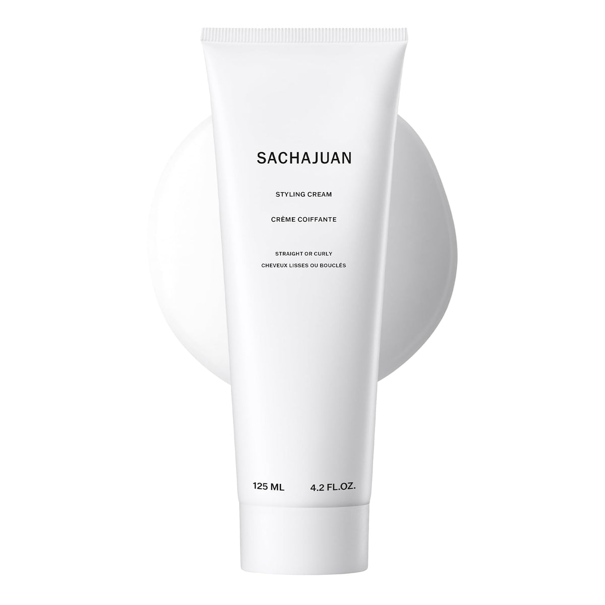 SACHAJUAN front bottle showing packaging and product name with styling benefits