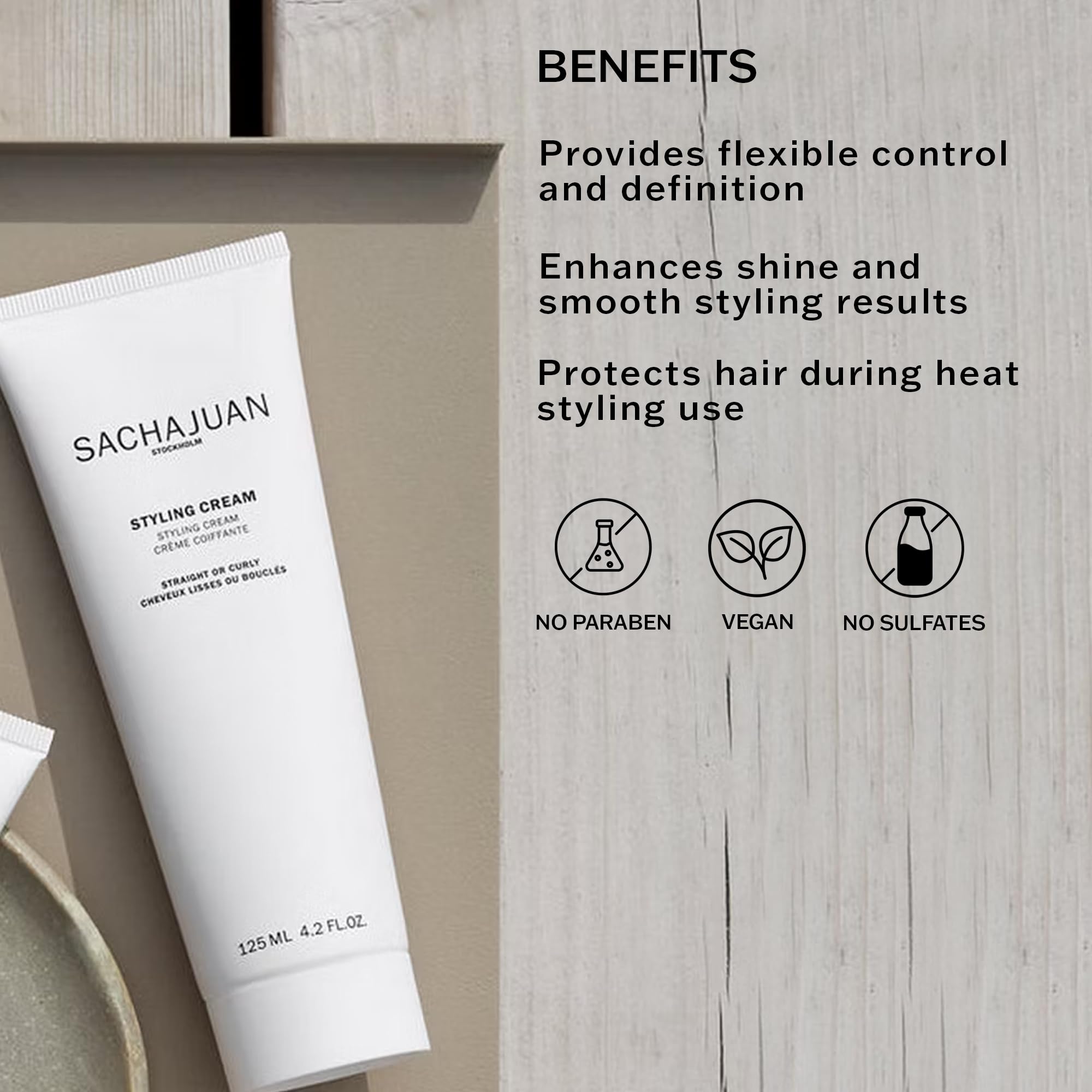 SACHAJUAN texture close-up revealing creamy formula for easy application