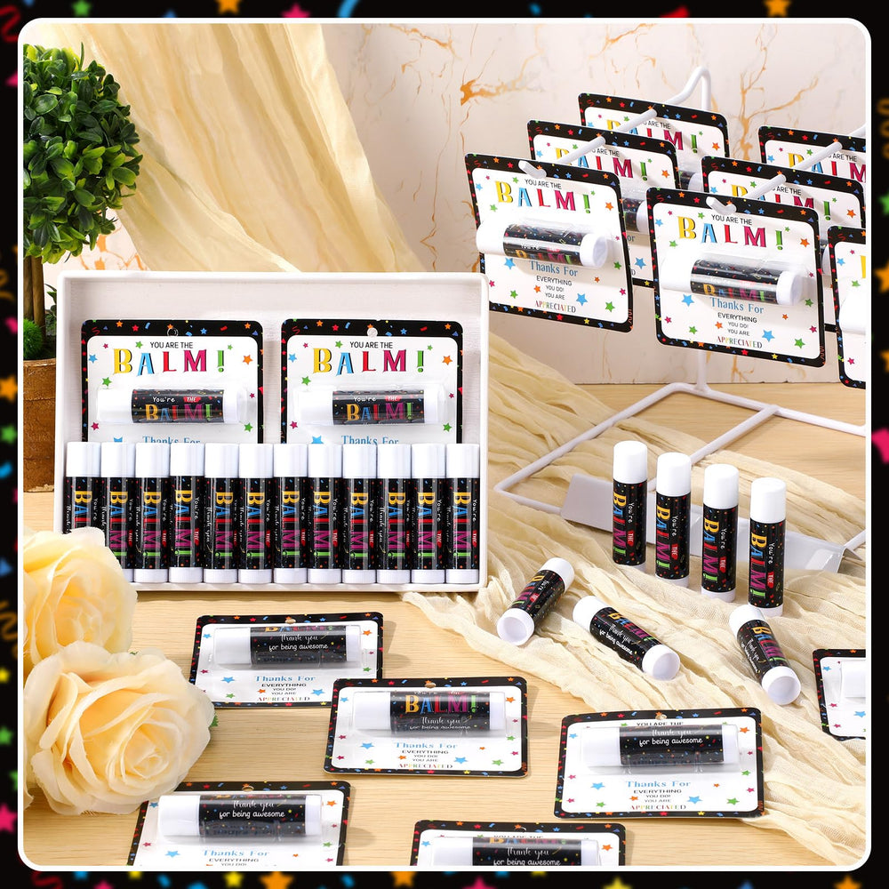 Sacubee lip balm tucked into gift bag demonstrating ready-to-give presentation