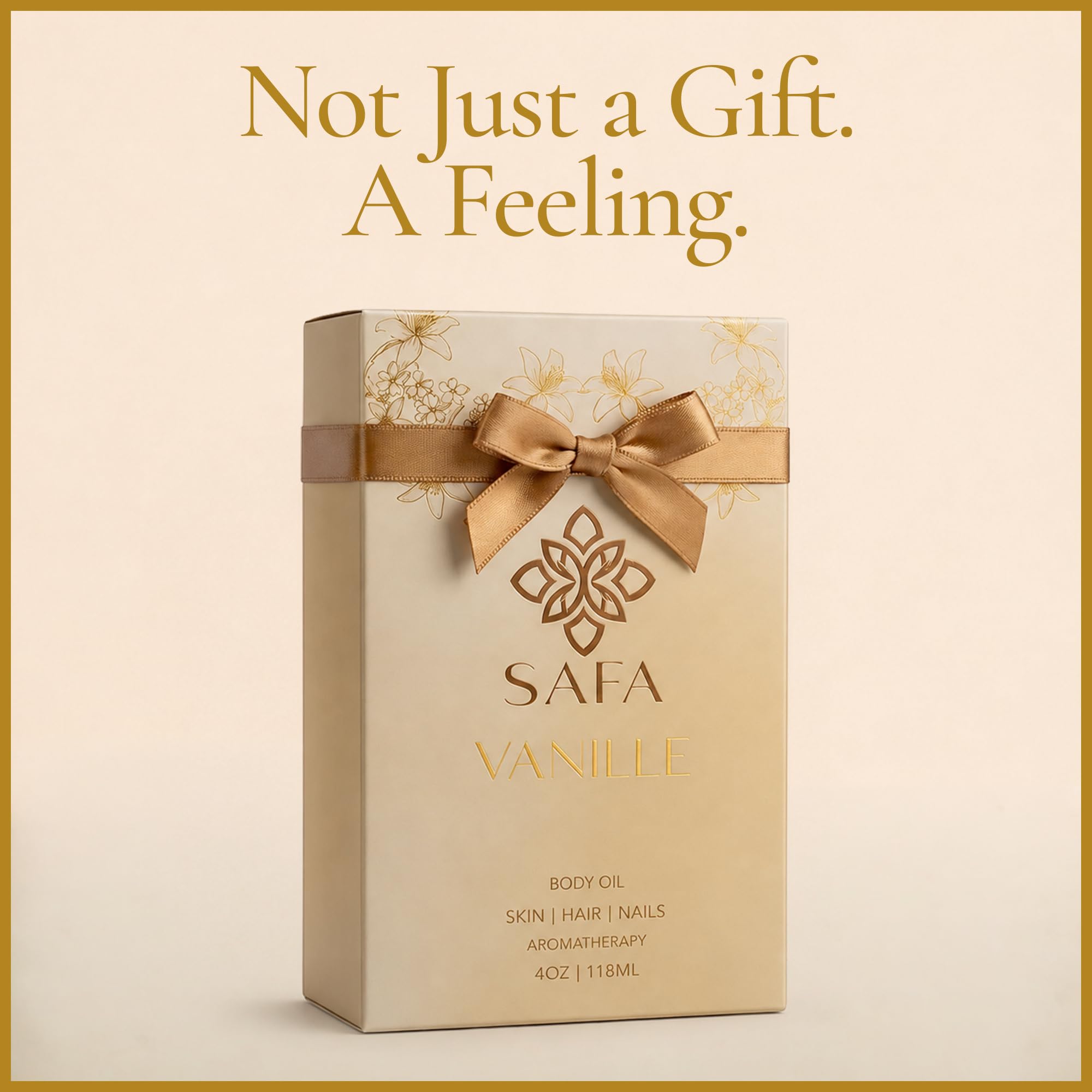 SAFA lifestyle bathroom vanity scene suggesting daily ritual and scent layering benefit