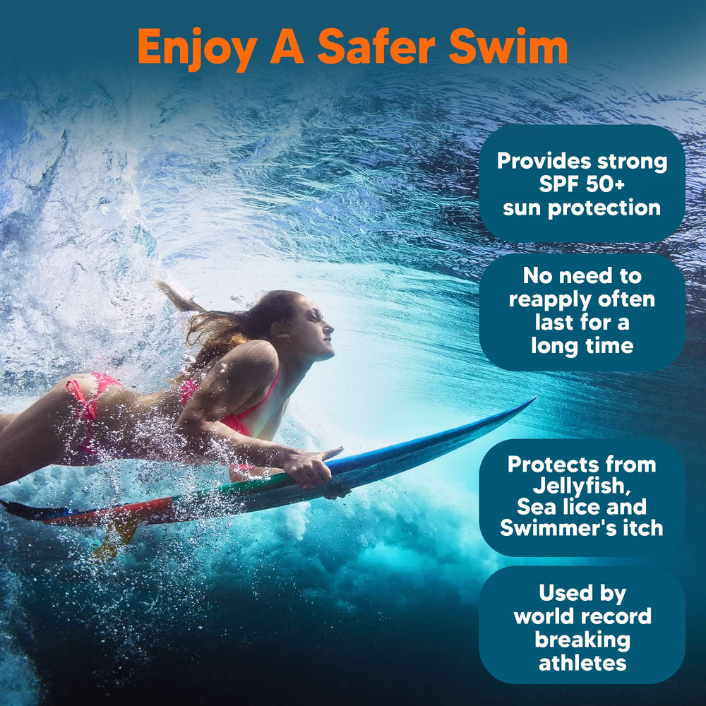 SAFE SEA next to passport for travel-size convenience benefit