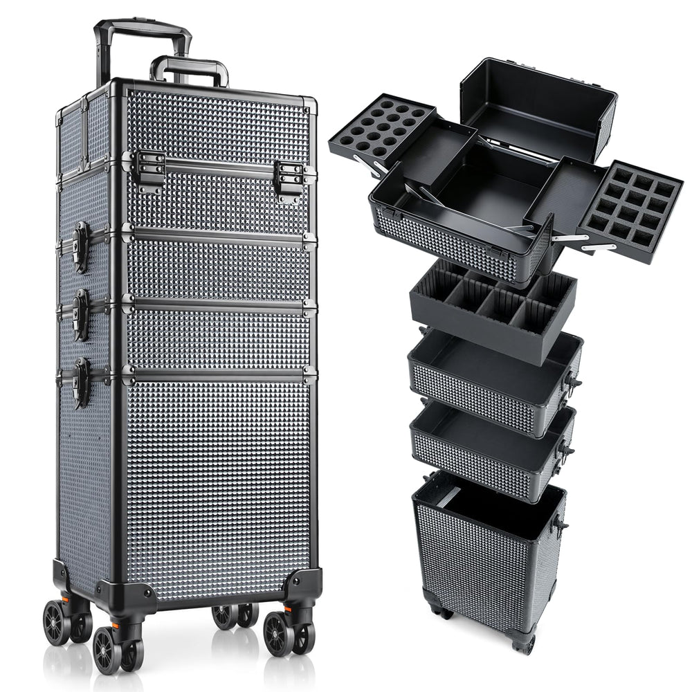 SAFESHOWER front view showing full case and organized compartments for quick access