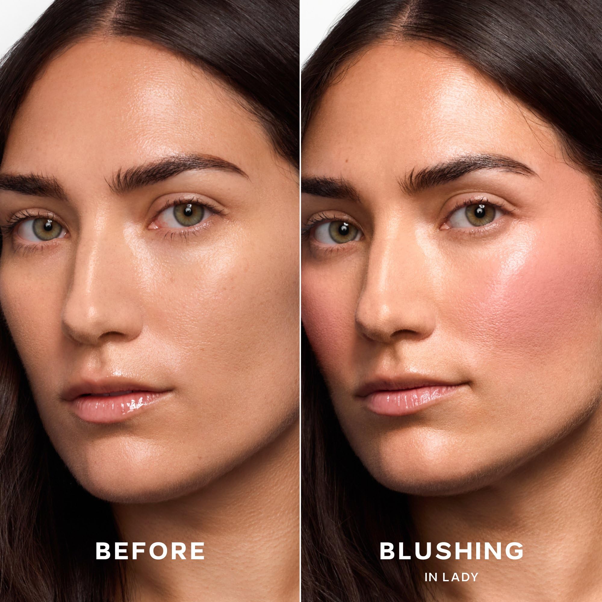 Saie dropper dispensing dewy liquid texture demonstrating blendable consistency