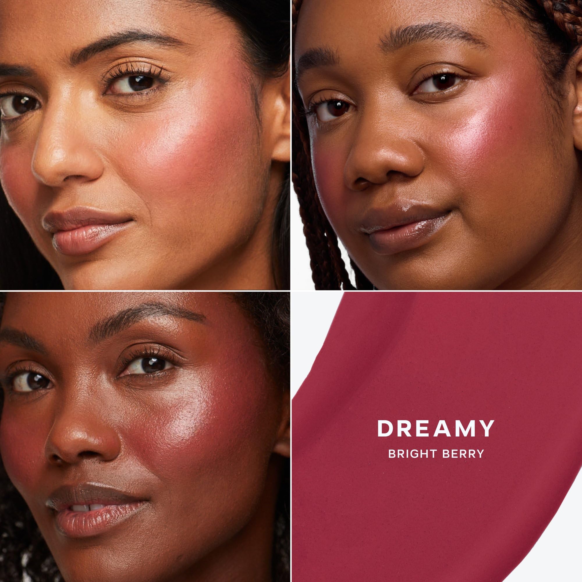 Saie arranged nine shades flatlay displaying color range for every skin tone