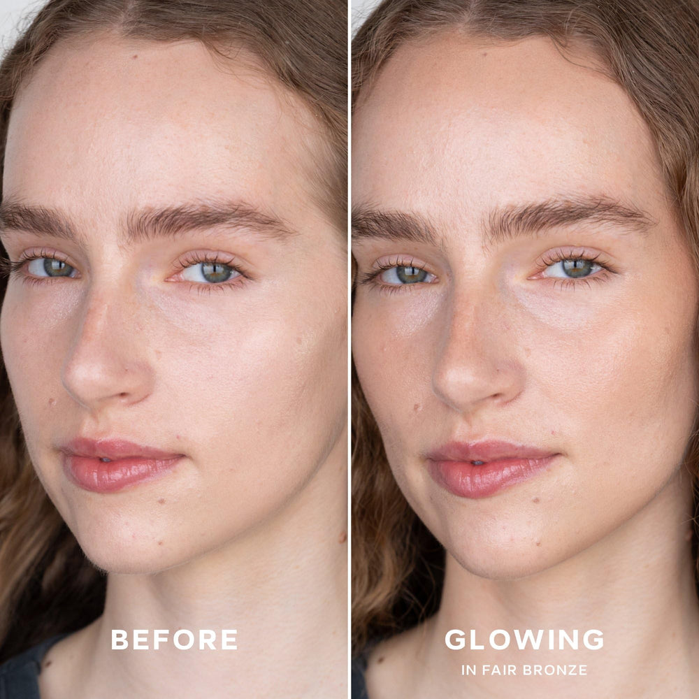 Saie Sun Melt creamy texture close-up highlighting blendable finish