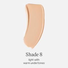 Saie texture close-up showing serum consistency and smooth blend benefit