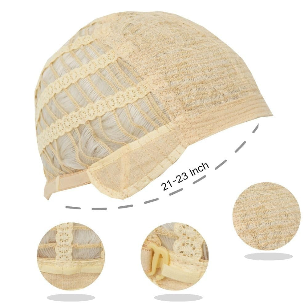 Salaibs packaged wig with net cap and manual for easy setup and care