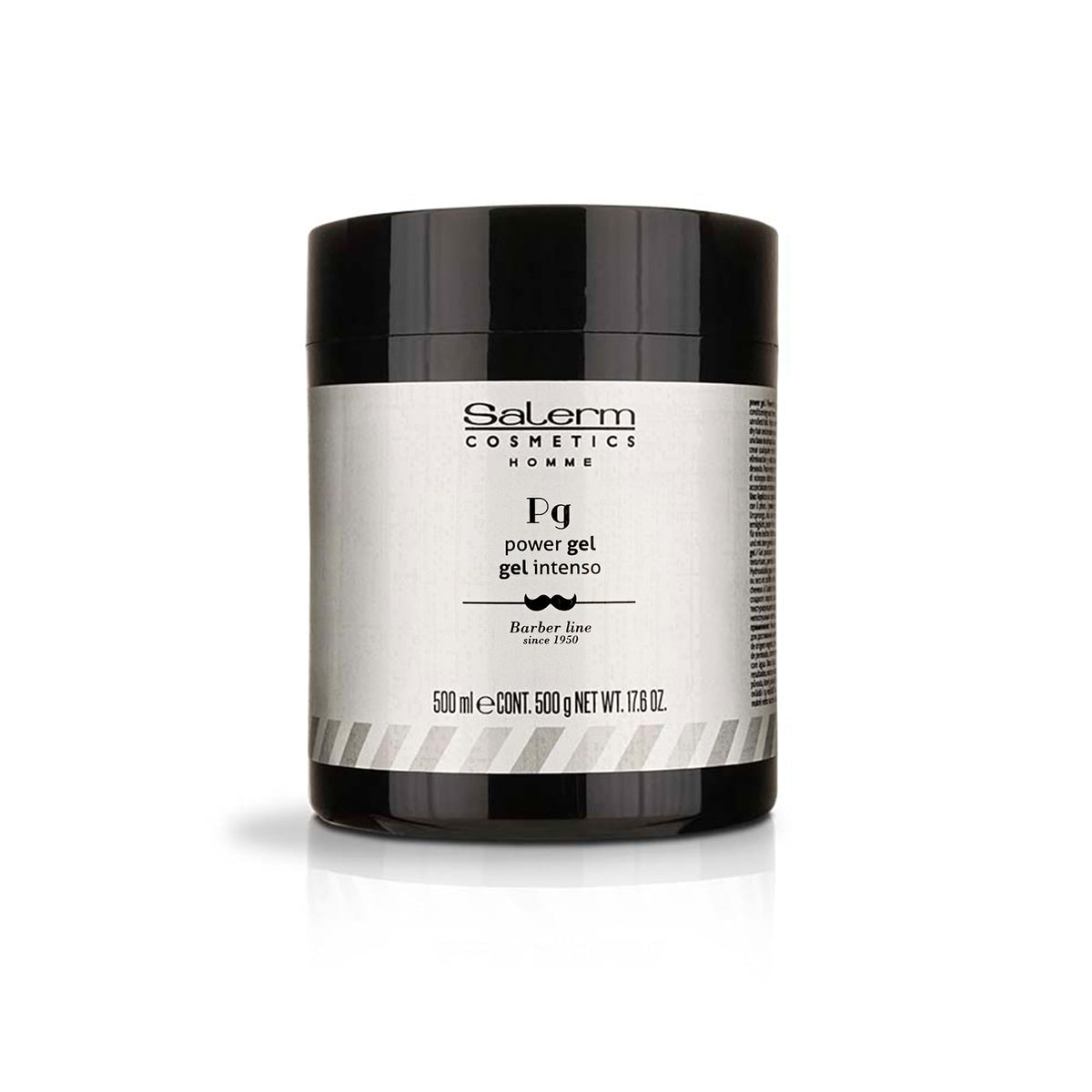 SALERM tub front view showing product label and intense hold benefit