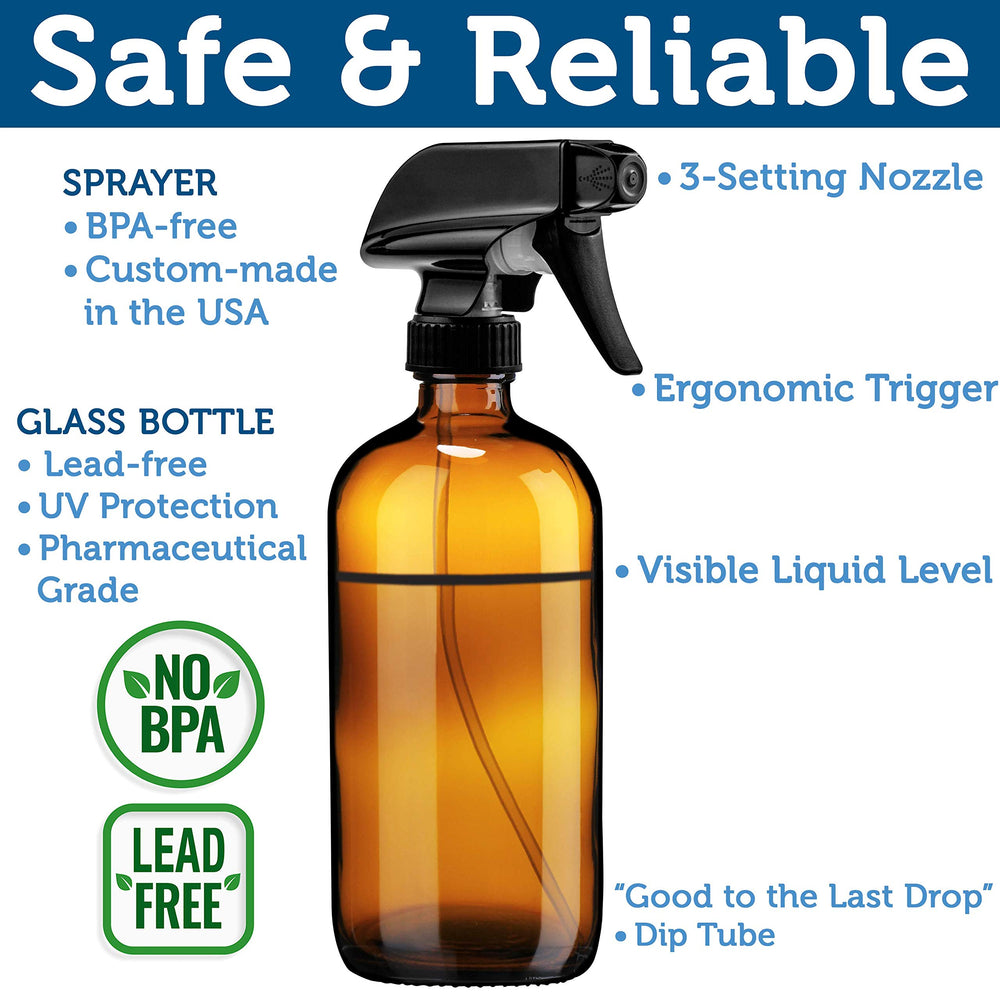 Sally's Organics bottle spraying aromatherapy mist illustrating even dispersion