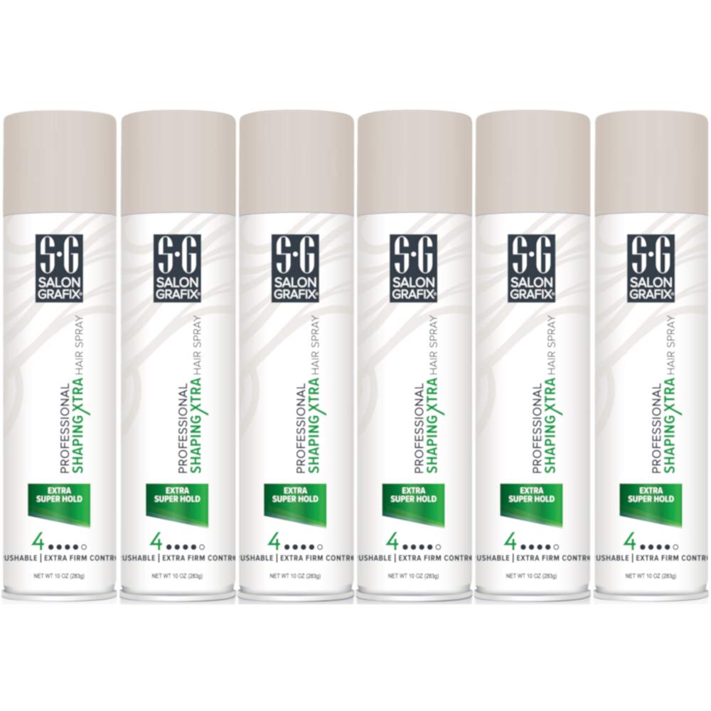 Salon Grafix front packaging showing product and hold level for reliable styling