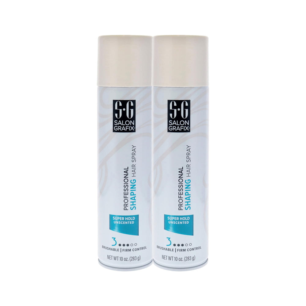 Salon Grafix front packaging shows unscented label and professional hold benefit