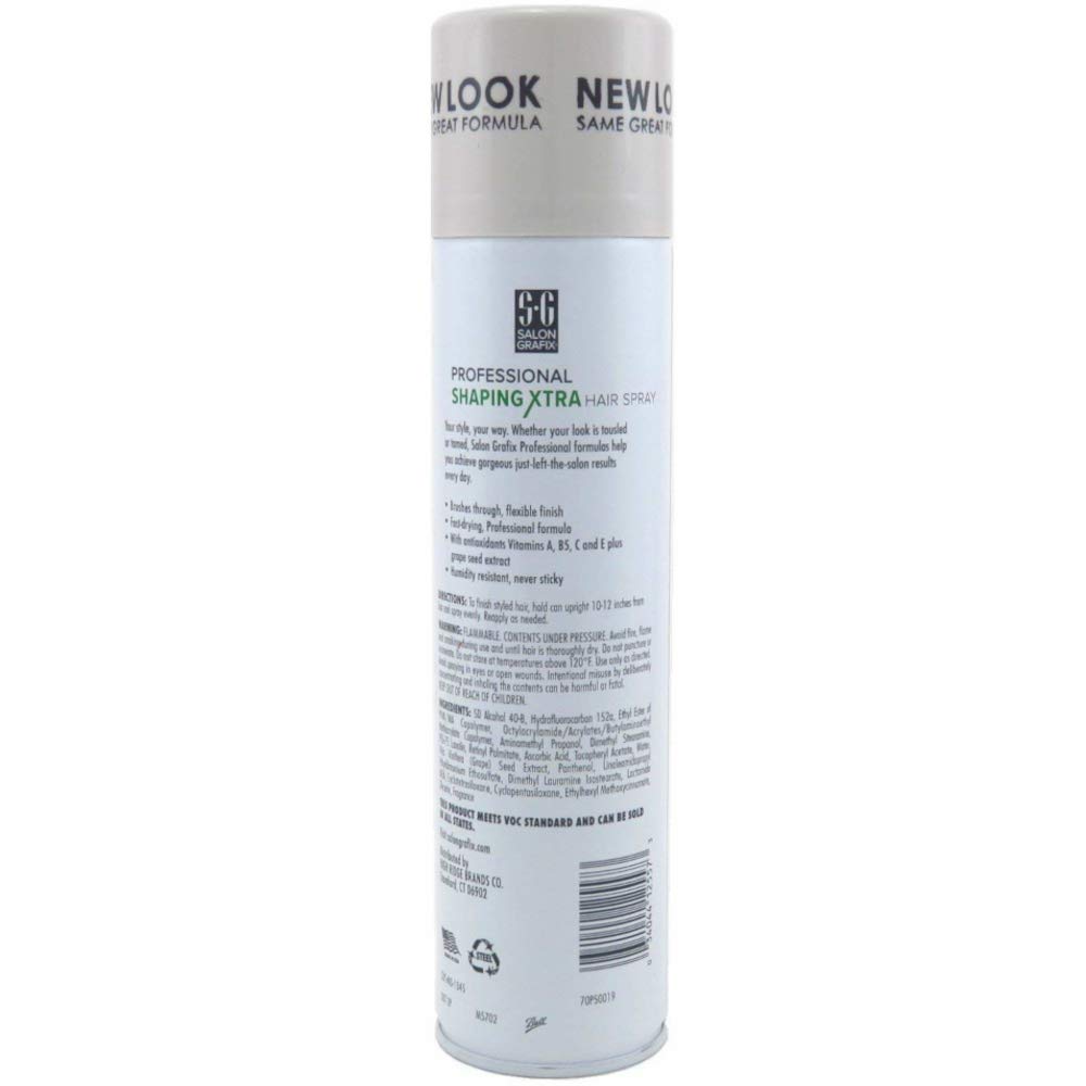 Salon Grafix model styling hair outdoors showing long-lasting hold benefit