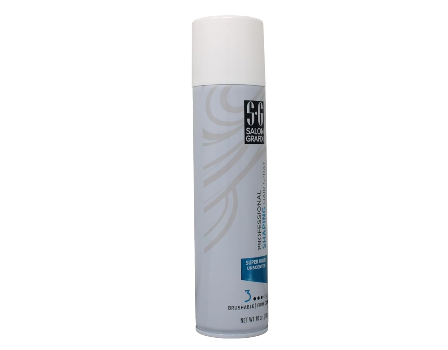 Salon Grafix can in hand to show 10 oz scale and easy handling