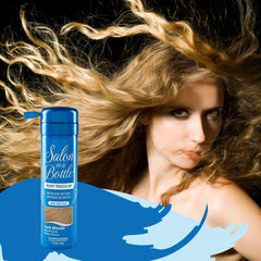 Salon in a Bottle before and after roots showing natural-looking coverage benefit
