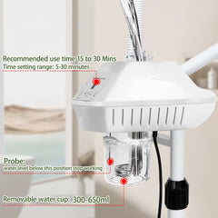 Salon Señor timer and control panel visible for accurate session settings