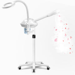 Salon Señor front view showing steamer and lamp for professional treatments