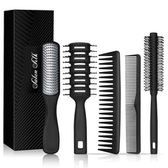 SALON SILK full kit displayed showing all five grooming tools for versatile styling